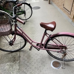 中古自転車　ママチャリの画像
