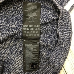 【G-star RAW】ジースターロゥ　ニット　ネイビー　XS　メンズの画像