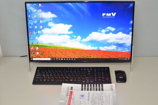 中古美品 一体型パソコン Windows10+office 富士通 FH77/B3 i7-7700HQ/爆速SSD1TB/メモリー8GB/無線内蔵/ブルーレイ/23.8インチ/テレビ機能