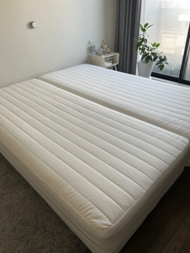 無印良品　高密度ポケットコイルマットレス スモール×2台