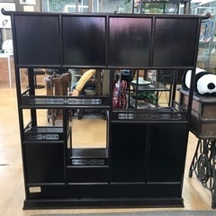 昭和レトロ✨茶棚 花梨 収納棚の画像