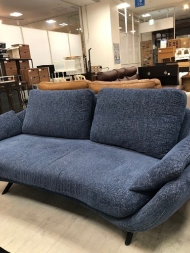 取りに来れる方限定！大川家具の２人掛けソファーです！