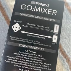 ROLAND GO:MIXER スマートフォン用 オーディオミキサーの画像