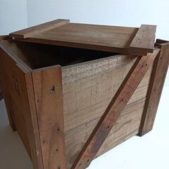 オシャレな木製ボックス🍀収納箱🍀横幅43cm奥行33cm高さ33cm