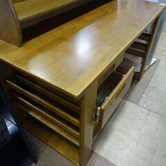 浜本工芸　ユニットデスク4点セット　宮付き　2000シリーズ【愛品倶楽部柏店】の画像