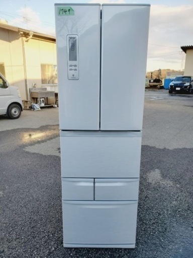 1749番 東芝✨ノンフロン冷凍冷蔵庫✨GR-E43F(SS)‼️