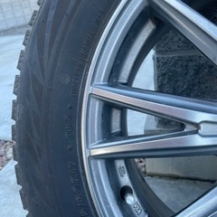 スタッドレス　215/60r17 ブリヂストン　ブリザック4本　ホイール付の画像
