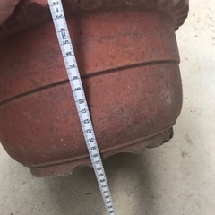 素焼き　大型　鉢　あげますの画像