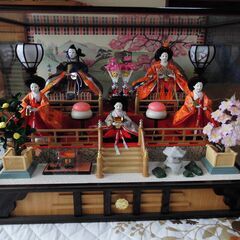 美品　ひな人形(オルゴール付き)