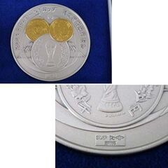 2002年 FIFA WORLD CUP KOREA JAPAN 記念貨幣発行記念メダル 約134.8g