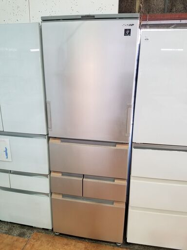 【愛品館市原店】アウトレット品！SHARP2021年製 SJ-MW46H-S　457L 5ドア冷蔵庫 【愛市IR】