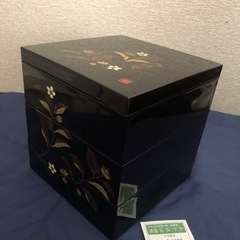 漆器　三段重　お重　未使用品