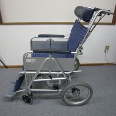 【中古】　車イス　チルト（水色）の画像