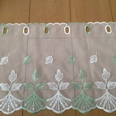 【交渉・長野】カフェカーテン　目隠し　中古