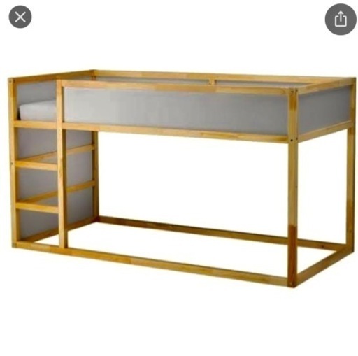 IKEA ロフトベッド KURAとジャングルのテント