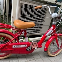 自転車　14インチ　子供用　赤