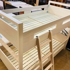 【愛品館市原店】2段ベッド（白）【愛市IGB】