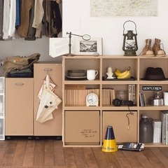 半額　2個セット　丈夫　頑丈　3段ボックス　3段　収納　ケース　棚　キッチン　風呂場　リビング　タンス　衣装　の画像