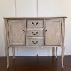 サイドボードシャビーシックフレンチヴィンテージアンティーク棚の画像