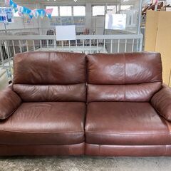 【愛品館 江戸川店】ニトリ 電動リクライニング３Pソファ ID:156-018357-007