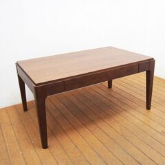 【良品】ベルメゾン 引出し付きリビングテーブル ローテーブル 幅...