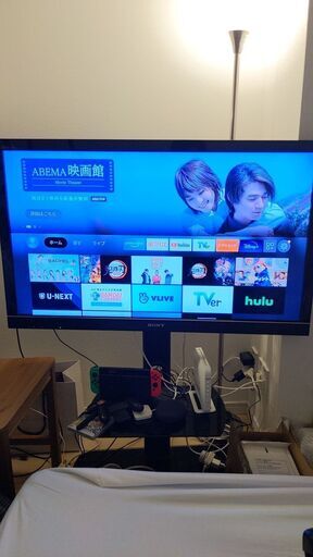 ソニーフルHD液晶40型、テレビスタンド付