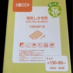 ☆KODEN 電気敷毛布☆
