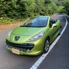極美車 プジョー207CC 走行極少 オープンカーの季節到来！！即納！！の画像