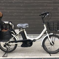 地域限定送料無料 ヤマハ パスバビー 子供乗せ 8,7AH 20インチ 白