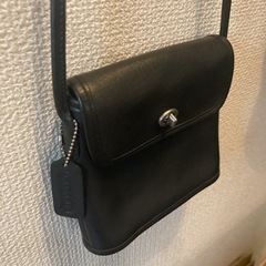 【タグ付】COACH オールドコーチ　"タンゴ"　ショルダーバッグ　黒