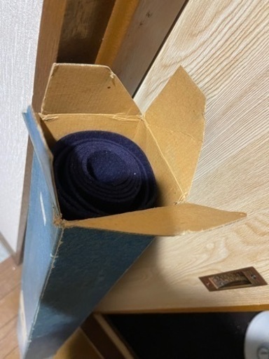 ★高級羊毛 書道用下敷き 全判 紺  2mm×90cm×150cm