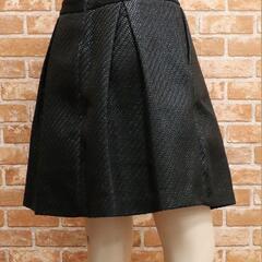 新品 秋冬/REPLAY/M/ツイードタックフレアスカート リプレイ 黒 レディース スカートの画像