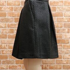 新品 秋冬/REPLAY/M/ツイードタックフレアスカート リプレイ 黒 レディース スカートの画像