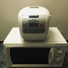 電子レンジ&炊飯器