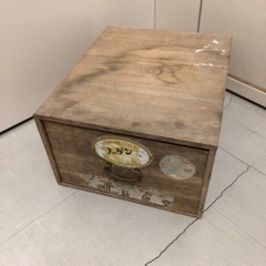 昭和レトロ　薬箱1/4個