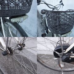 希少24インチ☆パナソニックの電動自転車 ビビDX 中古自転車 377