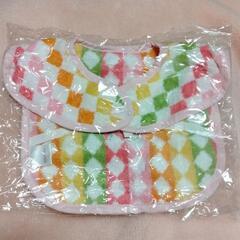新品　新品　タオル美術館　オーガニックコットン　スタイ　みどりの画像