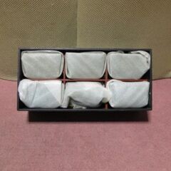 有田焼 京唐草 小鉢　箸置き揃い 5個セット　未使用品　箱付きの画像