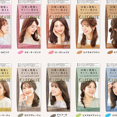クレオディーテ ヘアカラー 白髪も黒髪もキレイに染まる 在庫各色１個限り ２個以上割引の画像