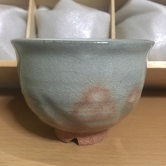新古品 萩焼 椿窯 湯呑み 5個 箱付きの画像
