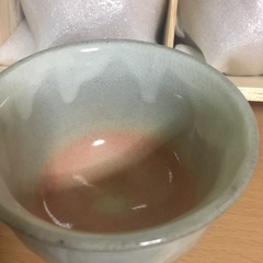 新古品 萩焼 椿窯 湯呑み 5個 箱付きの画像