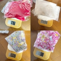 【購入額の半額以下 ほぼ未使用品】結婚式飾りセット テーブルセット ウェルカムスペース フェザー バルーン リボンロール  手芸  大量セット の画像
