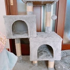 【お渡し決まりました！⠀】キャットタワー中古