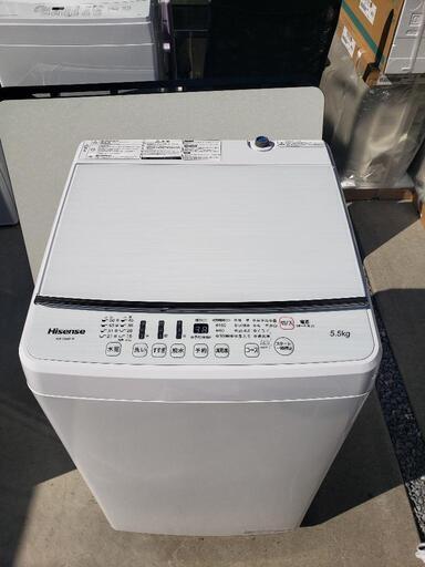 引取手決定済みです☆極美品☆ 2020年製 Hisense ハイセンス 全自動洗濯機 HW-G55B-W 5.5㎏\n\n