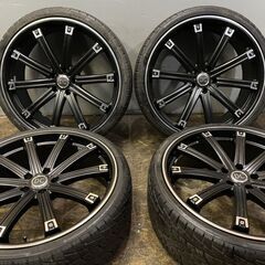 ホイール新品 バランス調整済【NANKANG UTILITY SP-7 255/30R22】夏タイヤ【LANDFORCE 22インチ8.5J5HPCD114.3+34】アルファード等(VVT458) クレジットカード QRコード決済可能