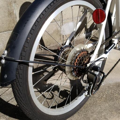 引き取り限定 折り畳み自転車 20インチ 5段変速