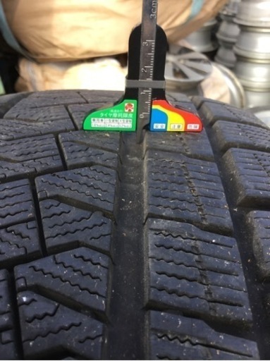 管理No.G4  スタッドレスタイヤ4本         PIRELLI ICE ASIMMETRICO