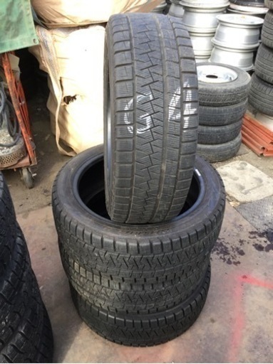 管理No.G4  スタッドレスタイヤ4本         PIRELLI ICE ASIMMETRICO