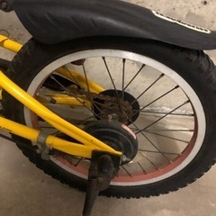 キッズ自転車　ハマー 16 、イスの画像