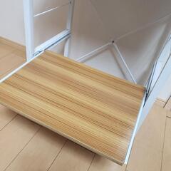 お譲り決定致しました！ありがとうございました。美品 レンジ台 炊飯器台 キッチン棚の画像